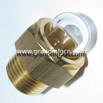 tubo de NPT macho roscado 1 pulgada bomba de vacío de nivel de aceite de visión de vidrio indicador de reducción y compresor de aire de visión de vidrio de enchufe