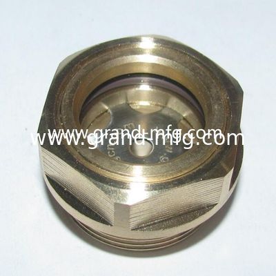 NPT hilo 3/8&quot; 1/2&quot; 3/4&quot; 1,1/4&quot; compresor de aceite Visión de vidrio de nivel de monitoreo de gas de petróleo gas de combustible del tanque de sitio del enchufe de la oleoducta