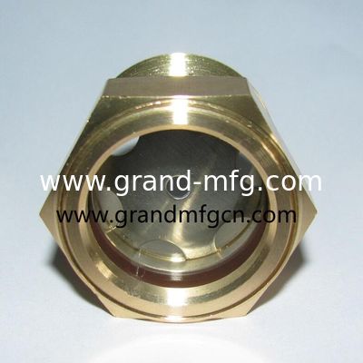 NPT hilo 3/8&quot; 1/2&quot; 3/4&quot; 1,1/4&quot; compresor de aceite Visión de vidrio de nivel de monitoreo de gas de petróleo gas de combustible del tanque de sitio del enchufe de la oleoducta