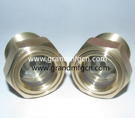 tubo de NPT macho roscado 1 pulgada bomba de vacío de nivel de aceite de visión de vidrio indicador de reducción y compresor de aire de visión de vidrio de enchufe