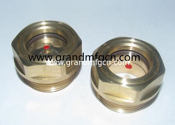 tubo de NPT macho roscado 1 pulgada bomba de vacío de nivel de aceite de visión de vidrio indicador de reducción y compresor de aire de visión de vidrio de enchufe