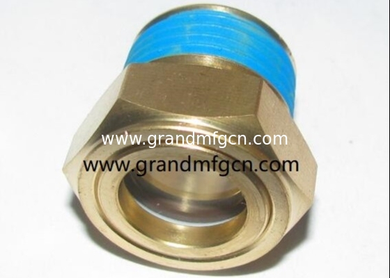 tubo de NPT macho roscado 1 pulgada bomba de vacío de nivel de aceite de visión de vidrio indicador de reducción y compresor de aire de visión de vidrio de enchufe