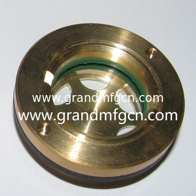 NPT macho de tubería de rosca 2&quot; bomba de vacío de vidrio de nivel de aceite indicador de vista reducción vidrio de aceite vidrio vidrio de aire compressor