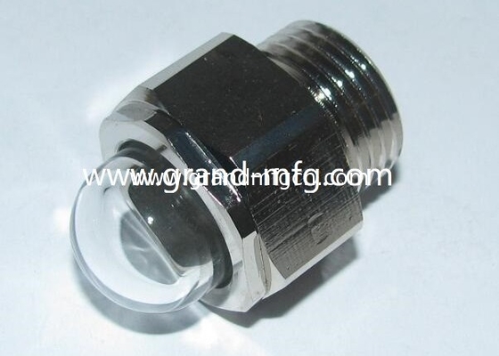 G1/2" G3/4" compresor de refrigeración reductores de velocidad visor vidrio cúpula de burbujas de aceite visor vidrio gauge tapones bsp hilo