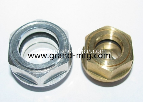 M30x1.5 M33x1.5 M20x1.5 vidrio del compresor de aire vidrio de aluminio macho macho de aceite vidrio vidrio indicador del medidor de nivel de aceite de aluminio vidrio para cajas de engranajes de la bomba y compresores