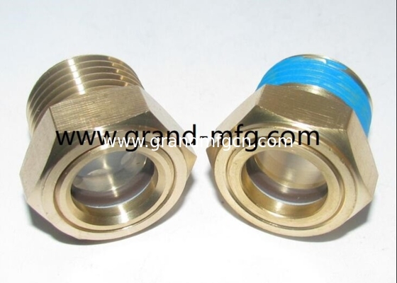 NPT1/2 GM-HDN12 Vidrio de seguridad de latón para el nivel del refrigerante