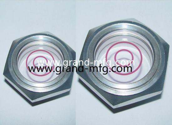 BSP G hilo 1/2 3/4 11/4 11/2 pulgadas de aluminio de vidrio de nivel de aceite vidrio proveedor de aceite vidrio medidor de los niveles de aceite ojo de toro