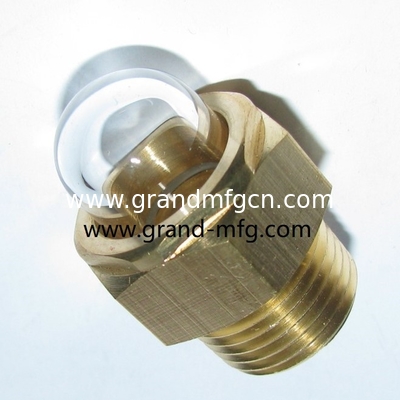NPT1/2 GM-HDN12 Vidrio de seguridad de latón para el nivel del refrigerante
