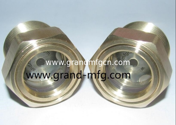 NPT1/2 GM-HDN12 Vidrio de seguridad de latón para el nivel del refrigerante