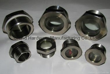 Vidrio de vista de acero fundido utilizado para equipos de refrigeración, cajas de cambios de reducción de velocidad, visor de nivel de aceite bsp &amp; npt