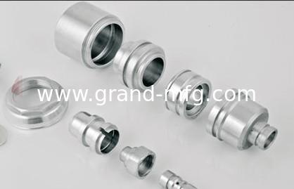Hombre BSP hilo de aluminio mecanizado por CNC, servicio OEM y ODM