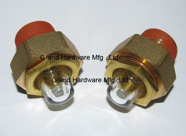 Vidrio de visualización de aceite de forma abovedada de uso pesado de latón medidor de nivel líquido de visualización NPT1/2&quot; NPT3/8&quot; NPT3/4&quot; NPT1&quot;