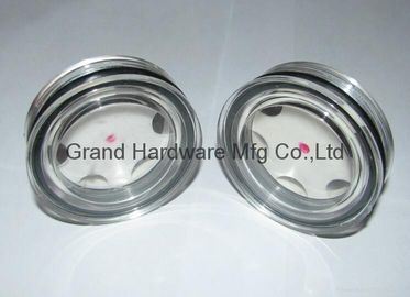 Filamento BSP G3/4&quot; Press Fit Plástico Circular de vidrio de aceite para el depósito hidráulico