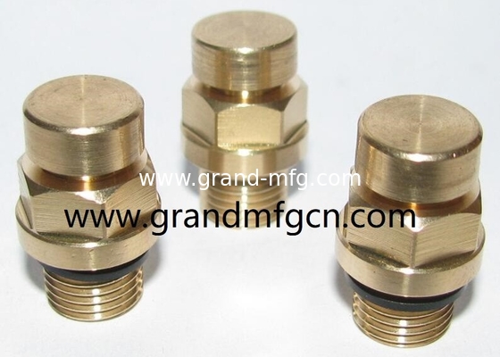 BSP hilo masculino 3/8&quot; 1/2&quot; 3/4&quot; tapones de ventilación respiradores de latón natural, tapones de liberación de aire, fabricante profesional en China