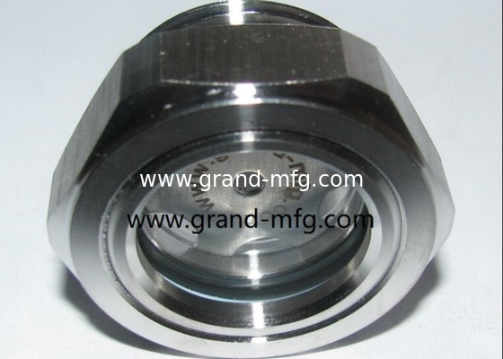 NPT3/4 pulgadas 1/2 pulgadas 1 pulgadas de acero inoxidable 304 vidrio de vidrio de visión de aceite con reflector SS304 vidrio de nivel de aceite puerto de visión del nivel de aceite medidor GM-SSG10 GM-SSN34 GM-SSN10 GM-SSN20