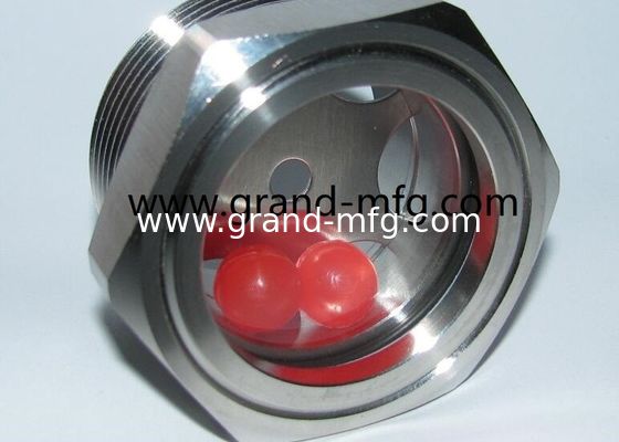 1&quot; NPT de hilo macho Vidrio de visualización del nivel de aceite para cajas de engranajes Extractor de aceite W / tanque de solvente SS304 1500PSI Servicio OEM y ODM