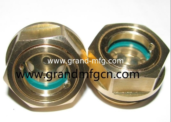 Hombre BSP roscado G3/4&quot; bomba de vacío vidrio indicador de nivel de aceite compressor de aire y vidrio de visión de reducción de aceite