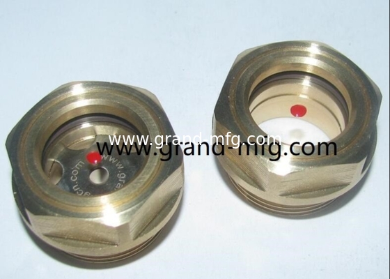 Hombre BSP roscado G3/4&quot; bomba de vacío vidrio indicador de nivel de aceite compressor de aire y vidrio de visión de reducción de aceite