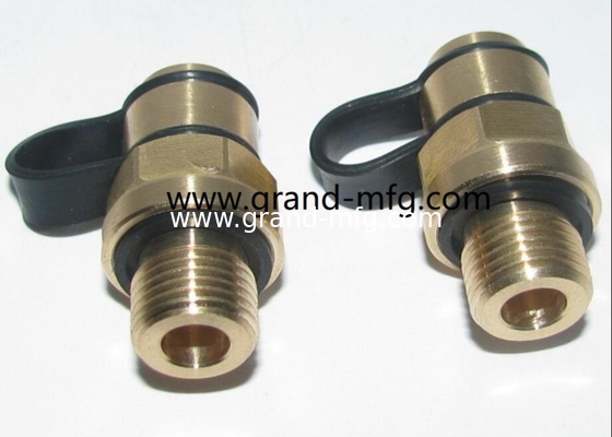 Enchufes de ventilación de latón de hexágono hilo BSP masculino 1/4" 1/2" 3/4" 1" enchufes de tapa de ventilación de aire de caja de cambios roscado personalizado OEM