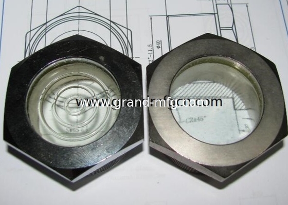 G 3/8&quot; de acero al carbono fundido, vidrio de visor de nivel de aceite, hilo BSP masculino fabricante y vendedor profesional