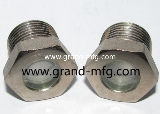 NPT1 1/4&quot; equipo de refrigeración de acero fundido vidrio vidrio fundido vidrio ventana vidrio de aceite fabricante de vidrio China