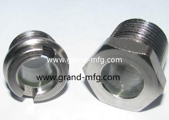 NPT 1/2" BITZER compressor de aire de refrigeración acero fundido vidrio con una bola roja vidrio fundido vidrio ventana vidrio