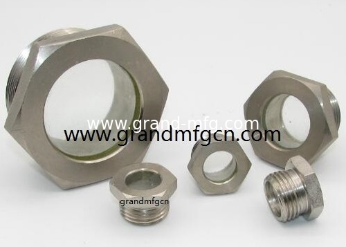 1-1/2 &quot;acero carbono fundido de nivel de aceite de vidrio de visión macho BSP G hilo 1 1/2 pulgadas fabricante profesional y vendedor