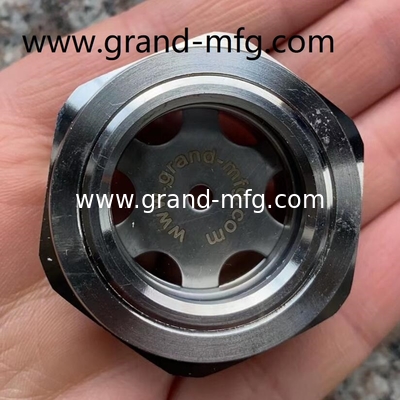 G1/2" G3/4" compresor de refrigeración reductores de velocidad visor vidrio cúpula de burbujas de aceite visor vidrio gauge tapones bsp hilo