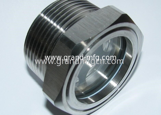 NPT hilo 1 1/4 pulgadas de grado alimentario SS316 vidrio de nivel de fluido con ventana de visión grande SUS304 vidrio de visión medidor de aceite GM-SSN20 GM-SSN10 GM-SSN34 GM-SSN12 GM-SSG10 GM-SSG38