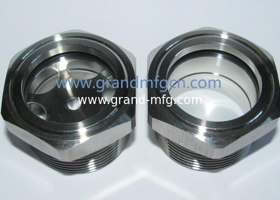 NPT hilo 1 1/4 pulgadas de grado alimentario SS316 vidrio de nivel de fluido con ventana de visión grande SUS304 vidrio de visión medidor de aceite GM-SSN20 GM-SSN10 GM-SSN34 GM-SSN12 GM-SSG10 GM-SSG38