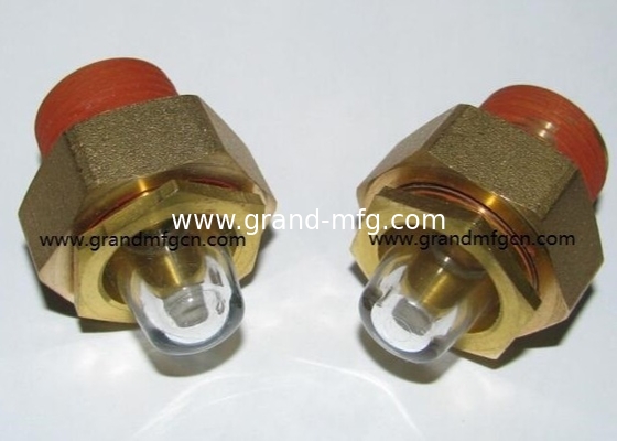 M12X1 GM-HDM12 Cúpula Visión de nivel de aceite Vidrio de trabajo pesado 3d de refrigeración vidrio vidrio medidor de vidrio radiador vidrio de nivel de líquido G1/2