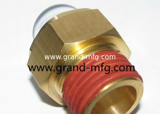 M12X1 GM-HDM12 Cúpula Visión de nivel de aceite Vidrio de trabajo pesado 3d de refrigeración vidrio vidrio medidor de vidrio radiador vidrio de nivel de líquido G1/2
