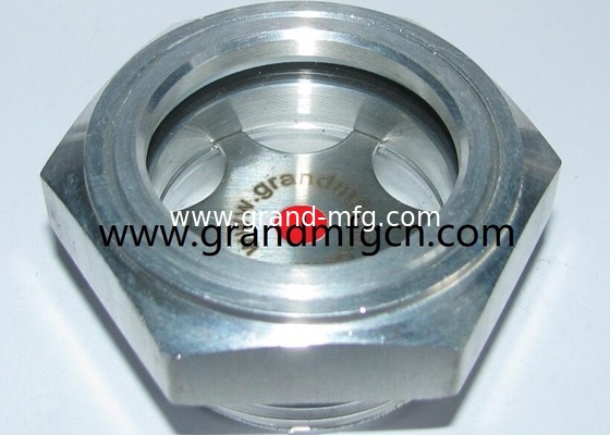 alta presión G1 1/4&quot; 6061 reductor de aceite de aluminio visor de vidrio indicador de nivel de aceite del indicador de nivel de fluido medidor de OEM y ODM servicio