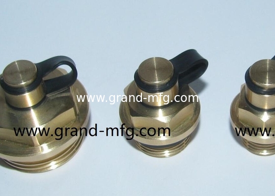 NPT hilo 1/2" 1 1/2" 1 1/4" tapones de ventilación respiradores de latón natural, tapones de liberación de aire, fabricante profesional en China