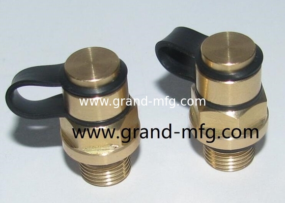 NPT hilo 1/2" 1 1/2" 1 1/4" tapones de ventilación respiradores de latón natural, tapones de liberación de aire, fabricante profesional en China