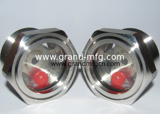 PUMPAS DE INFIERNO PIPE FITING flujo de agua ss304 VISIÓN de vidrio NPT hilo de vidrio líquido vidrio de flujo de vidrio con bola flotante