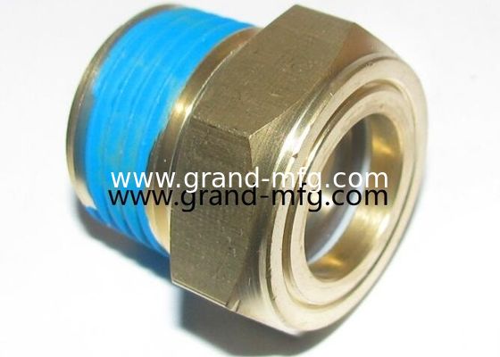 NPT hilo 3/8&quot; 1/2&quot; 3/4&quot; 1,1/4&quot; compresor de aceite Visión de vidrio de nivel de monitoreo de gas de petróleo gas de combustible del tanque de sitio del enchufe de la oleoducta