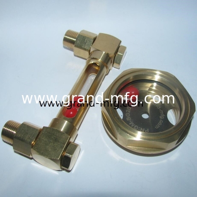 Medidor de nivel de aceite del tubo de latón de tipo L, cajas de cambios de reducción de engranajes de latón y de aluminio