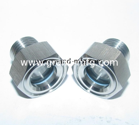 hilo masculino M27X1.5 SS304 vidrio de vidrio de aceite de vidrio de vidrio para reactor de autoclave de acero inoxidable de buques de laboratorio