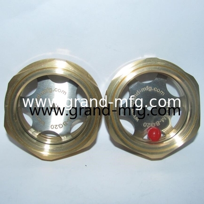 El hilo BSP G3/8&quot; G1/2&quot; G3/4&quot; Transmisor de potencia Visión de aceite Visión de vidrio Monitoreo de nivel de gas de aceite Gas de combustible Tanque del sitio del enchufe Medidor de dique de aceite