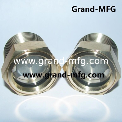 MNPT Thread 1/4&quot; 1/2&quot; 3/4&quot; 1&quot; 2&quot; Reducción planetaria Caja de engranajes Vidor de aceite Vidrio con vidrio templado 2Mpa presión OEM ODM