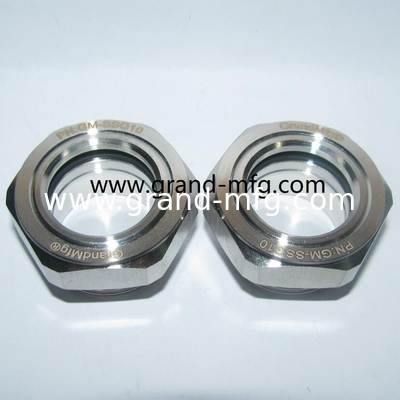 BSP G3/4&quot; SS304 vidrio de acero inoxidable vidrio de aceite sin reflector para compresores de reducción de aire con bomba de vacío