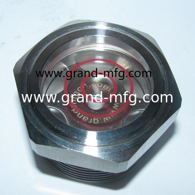BSP G3/4&quot; SS304 vidrio de acero inoxidable vidrio de aceite sin reflector para compresores de reducción de aire con bomba de vacío