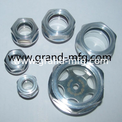 M22X1.5 Reducción de vidrio de aceite de aluminio medidor de fluido de vidrio de vidrio de vidrio de vidrio de vidrio de vidrio de vidrio de vidrio de nivel de aceite soportan la presión de 8bar