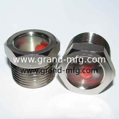 G11/4 pulgadas vista roscada vidrio reductor de velocidad vista de latón vidrio de nivel de aceite vidrios de vidrio proveedor y fabricante