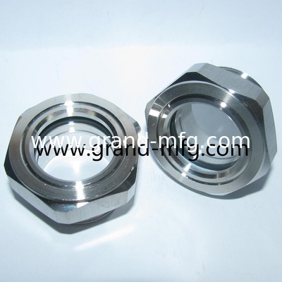 G3/4&quot; G1/2&quot; G1&quot; de acero inoxidable 304 vidrio de vidrio hex de vidrio de vidrio de vidrio de nivel de aceite indicadores de nivel de aceite