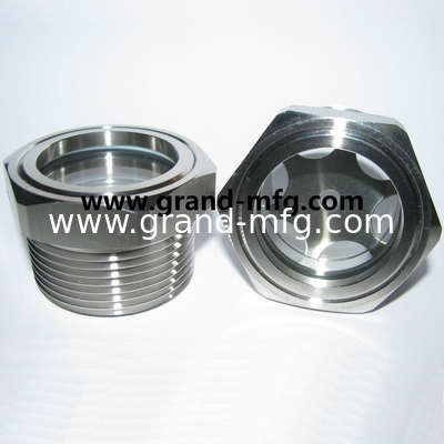 1 pulgada 2 pulgadas NPT hilo 3/4 pulgadas de acero inoxidable gafas de visión de aceite SS304 medidores de nivel de aceite servicio OEM y ODM GM-SSN10