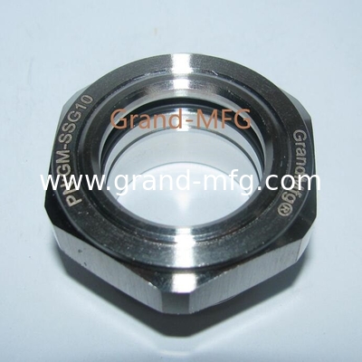 Alta presión 1500PSI FLOW VISION VENDA con bola roja 1 1/2 &quot;NPT vista de aceite vidrio medidores de flujo de vidrio con bola roja
