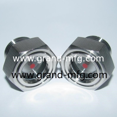 1 pulgada 2 pulgadas NPT hilo 3/4 pulgadas de acero inoxidable gafas de visión de aceite SS304 medidores de nivel de aceite servicio OEM y ODM GM-SSN10