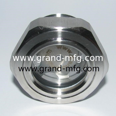 3/4 pulgadas de acero inoxidable NPT/BSPTVelocidad del nivel del aceite de rosca Vidrio para la purga de vacío Bho extracción reactor químico